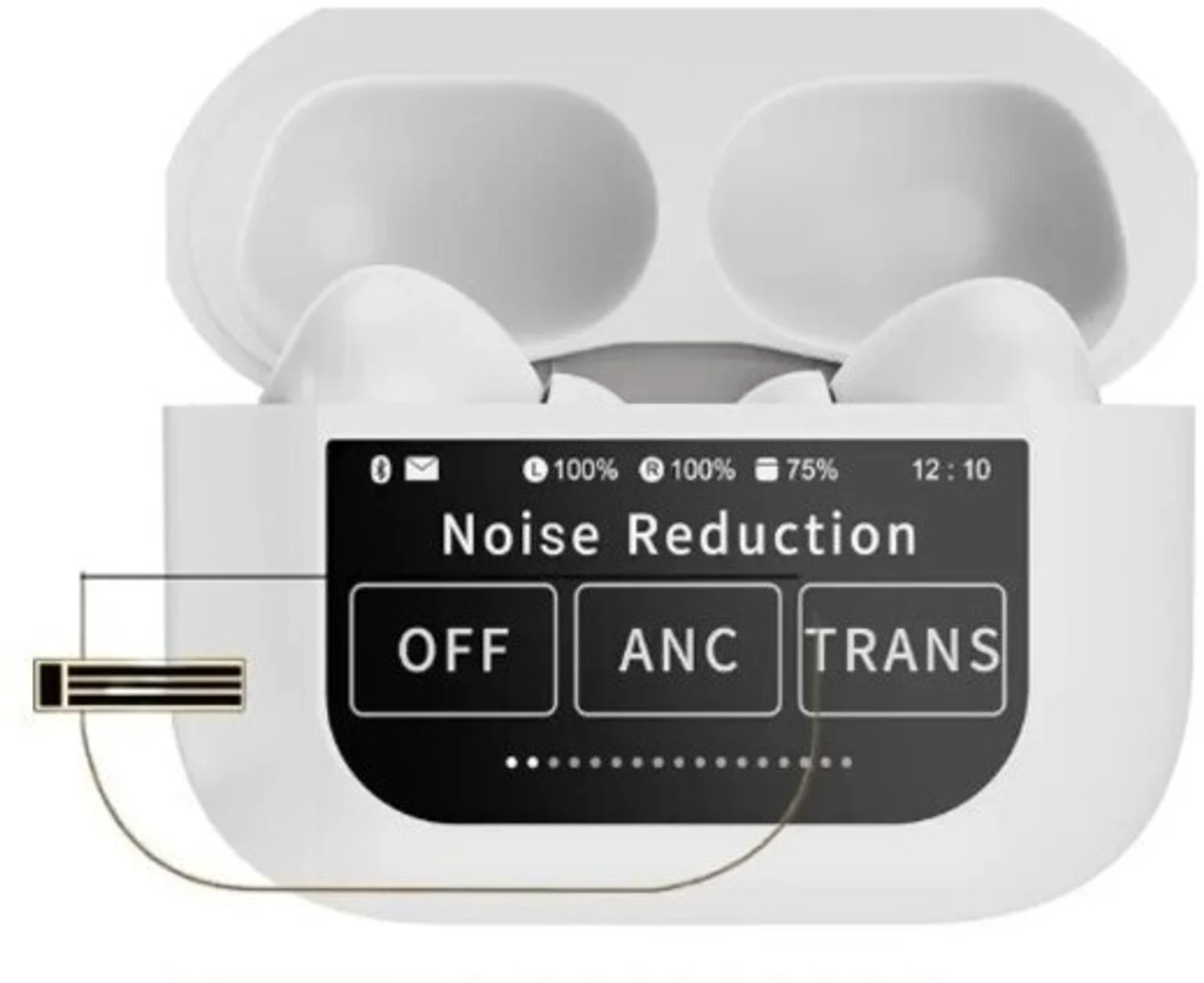 NYRO Impossible Screen Guard for AirPods Pro With a Screen