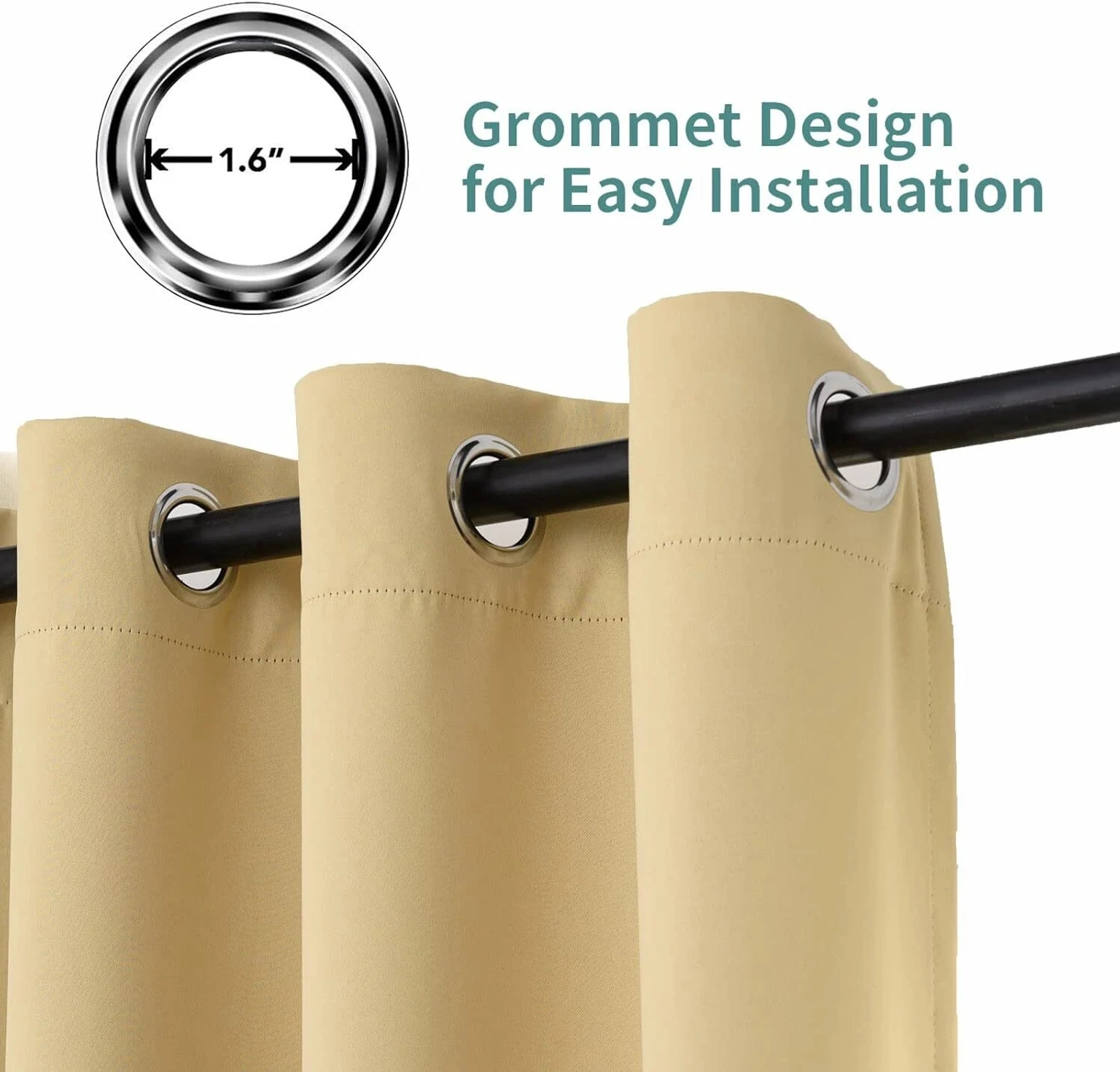 Home Stylish 213 cm (7 ft) Door Silk Blackout Curtain (Pack Of 2) (Coffee, Solid)